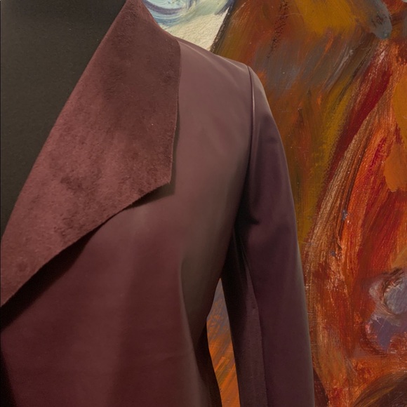 Alfani Faux Suede Cascade Jacket - Picture 6 of 13